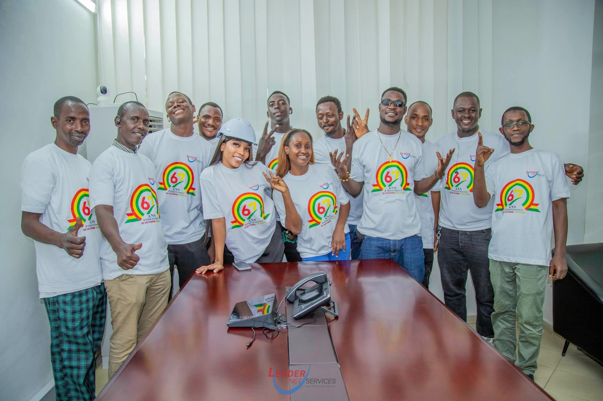 L'équipe LeaderNet Services — Conakry, Guinée